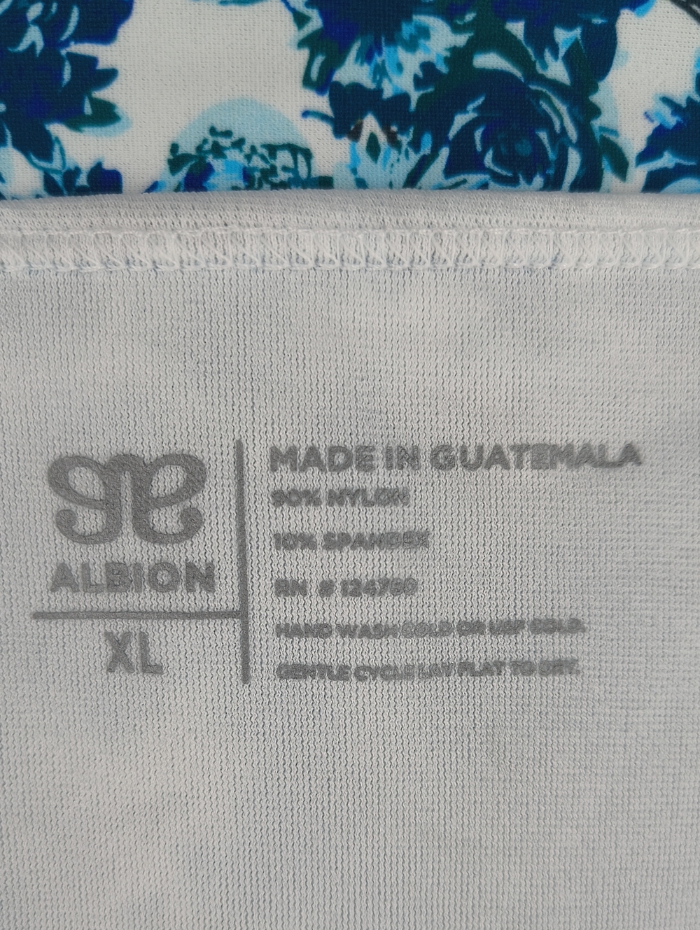 Albion Santorini High-Waisted Swim Skirt Size XL Built-in bottoms 45 UPF - Picture 6 of 11